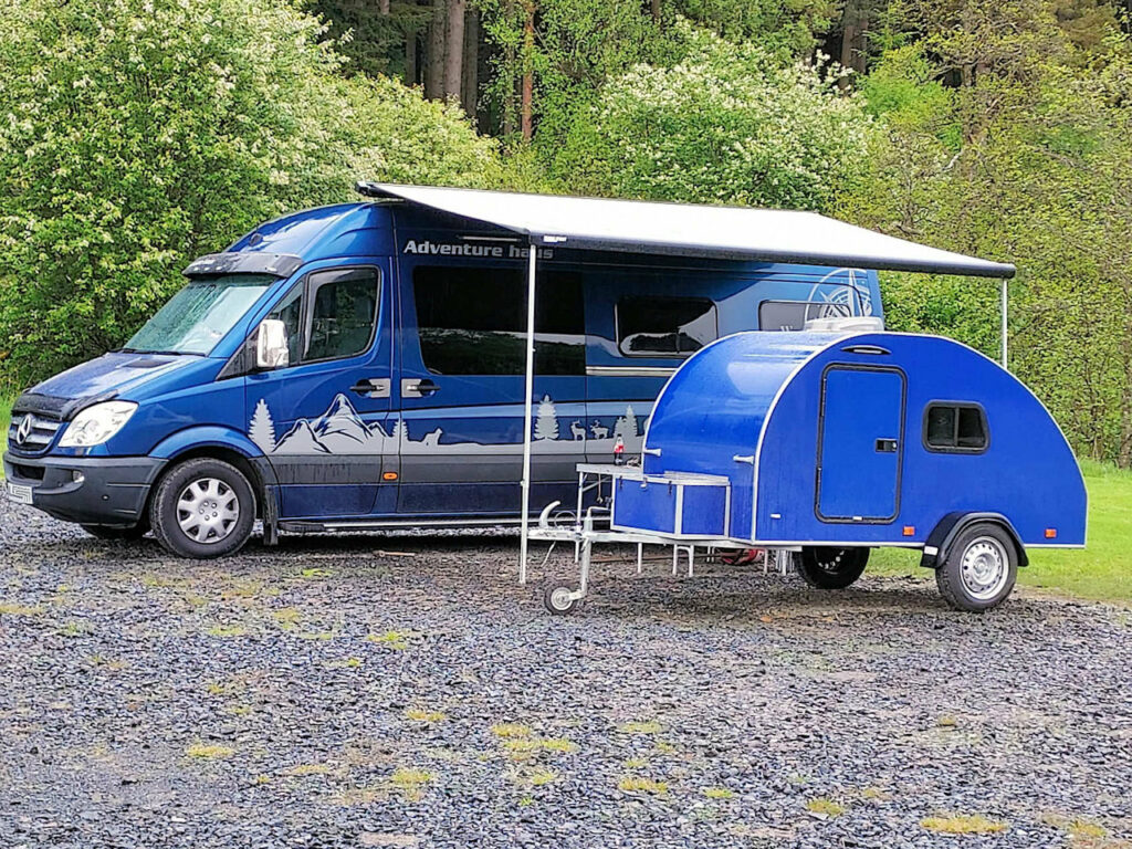 Find out about hiring one of our teardrop trailers