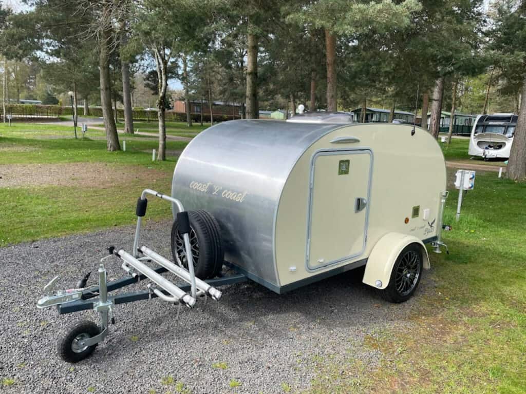 Find out about hiring one of our teardrop trailers